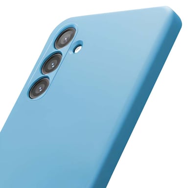 Coque pour Samsung Galaxy A25 5G en Silicone Souple Antichocs Bleu