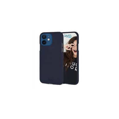 JAYM - Coque Silicone Soft Feeling Bleue pour Apple iPhone 13 Mini – Finition Silicone – Toucher Ultra Doux