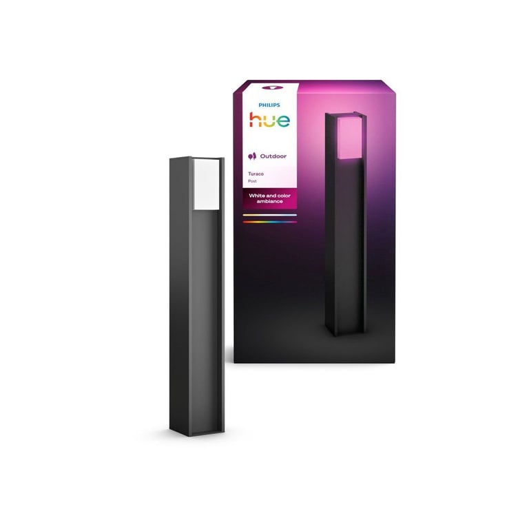 Borne lumineuse PHILIPS HUE Turaco IP44 Lumière et colorée 1100 lumens - vue 2