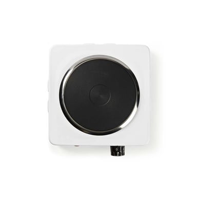 Plaque Chauffante Électrique 1500W pour 1 Foyer Antisurchauffe Blanc