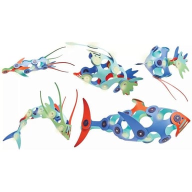Gipsy Ocean Creatures CLIXO - Jouet de construction magnétique phosphorescent - 24 pcs - Neuf - vue 5