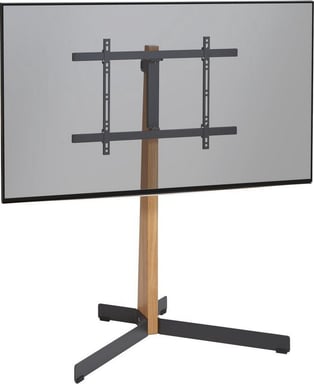 Meuble TV Vogel's TVS 3695 pour téléviseurs de 40 à 77 pouces, pivotant, en bois et noir - Neuf