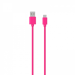 Câble iPhone / Galaxy / Google - USB vers Type-C 3A - 1,5 mètres - Collection POP - Rose