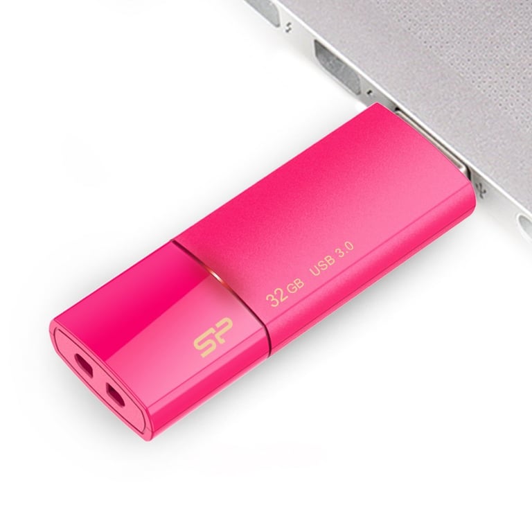 Silicon Power Blaze B05 lecteur USB flash 32 Go USB Type-A 3.2 Gen 1 (3.1 Gen 1) Rose - Neuf