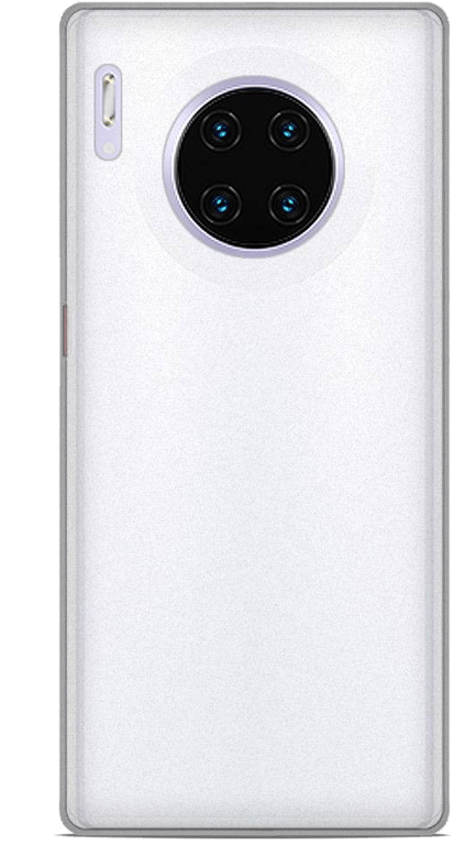 Coque silicone unie compatible Transparent Huawei Mate 30 Pro