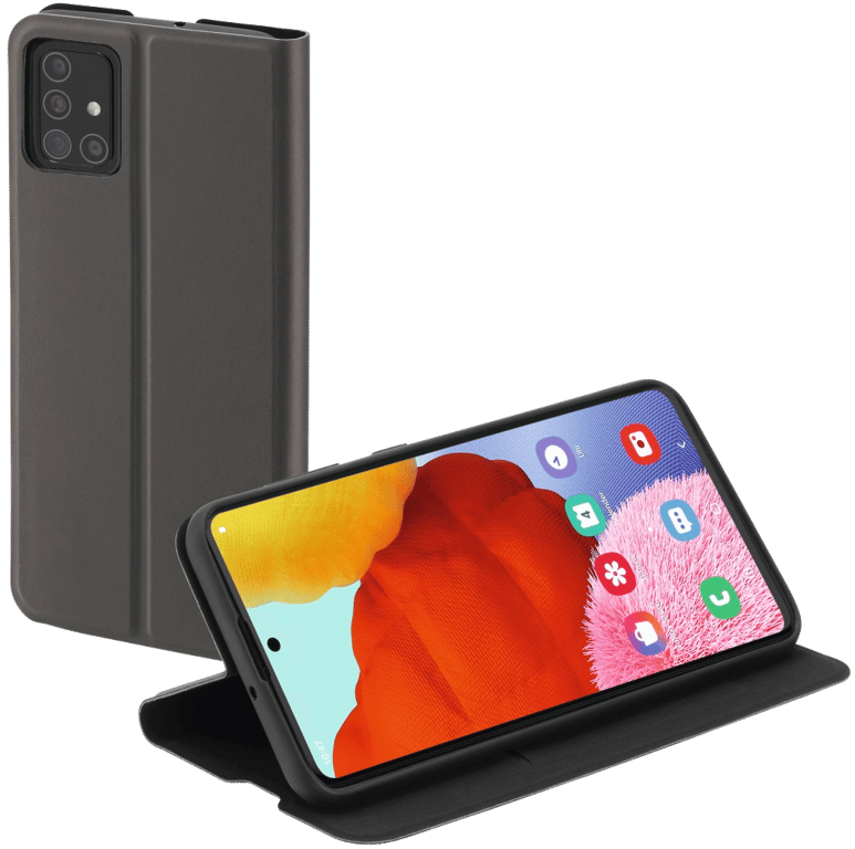 Etui portefeuille Single2.0 pour Samsung Galaxy A51, anthracite