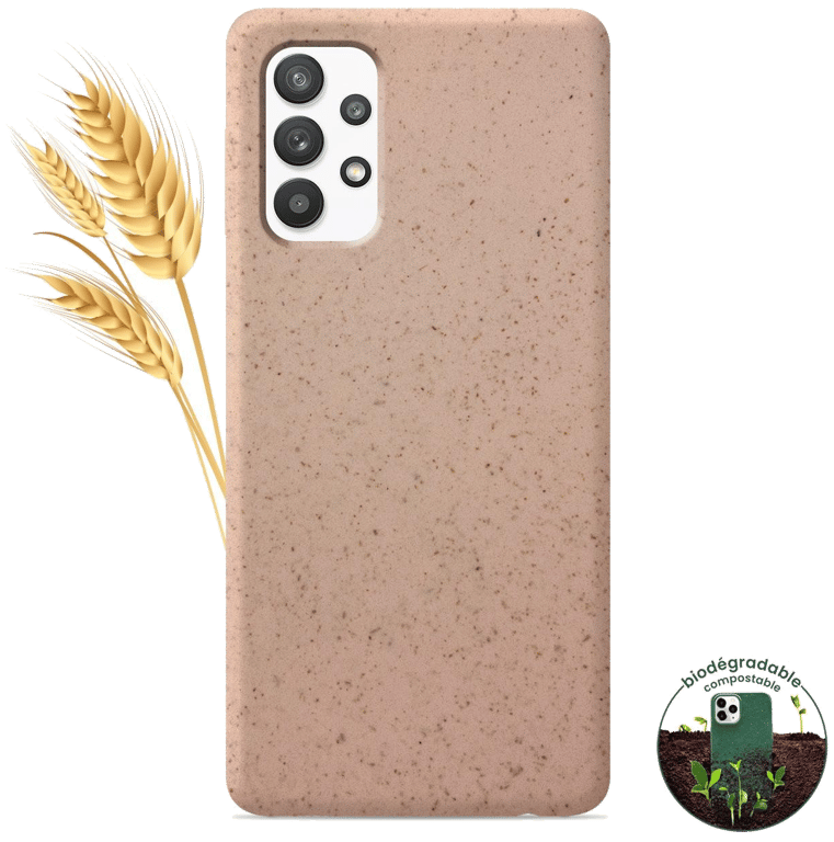 Coque silicone unie compatible Biodégradable Rose Samsung Galaxy A32 5G