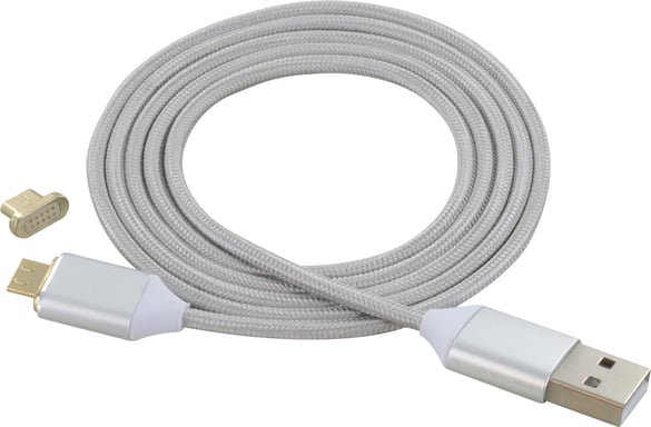 Bigben Connected CABLEMICMAGSI câble de téléphone portable Métallique