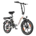 Bicicleta eléctrica Cheevalry C16 de 20 pulgadas, 250 W, 48 V, 16 Ah, plegable, para ciudad, para adultos
