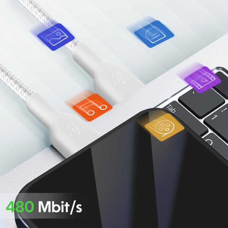 Belkin 2x câbles USB C vers USB C renforcés 1 - vue 10