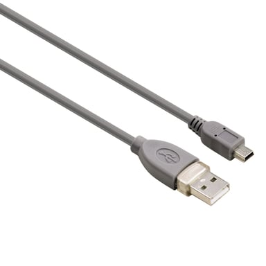 Câble USB 2.0, fiche A mâle - fiche mini B mâle, 0,25 m