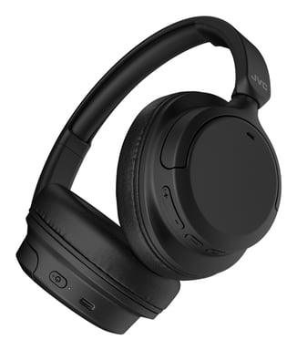 JVC Over Ear Noise Cancelling Auriculares Inalámbrico Diadema Llamadas/Música USB Tipo C Bluetooth Negro