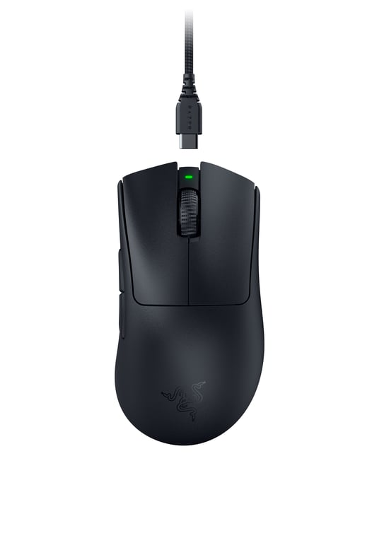Razer DeathAdder V3 Pro souris Gaming Droitier RF Wireless + USB Type-C Optique 30000 DPI - Neuf
