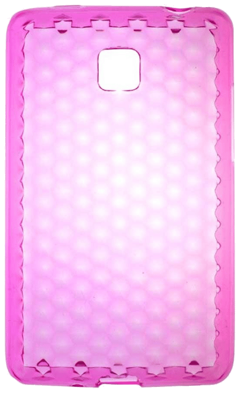 Coque silicone unie compatible Givré Rose LG Optimus L3 II