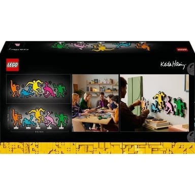 LEGO 31216 Art Keith Haring, Las Figuras Bailarinas, Decoración de Interiores y Juego de Construcción para Adultos