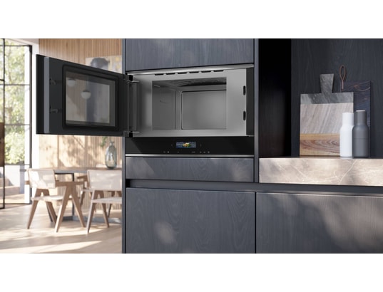 Micro-Ondes Siemens BF722L1B1 – Encastrable 21L, 900W, TouchControl - vue 8