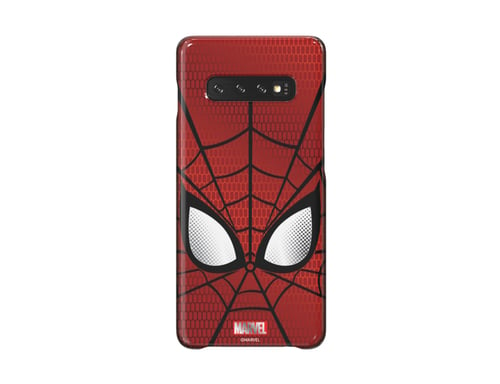 Coque Marvel Spider-Man Smart Cover pour Galaxy S10+ Rouge