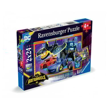 Juego de Puzzles Batwheels 2x24 piezas para Niños