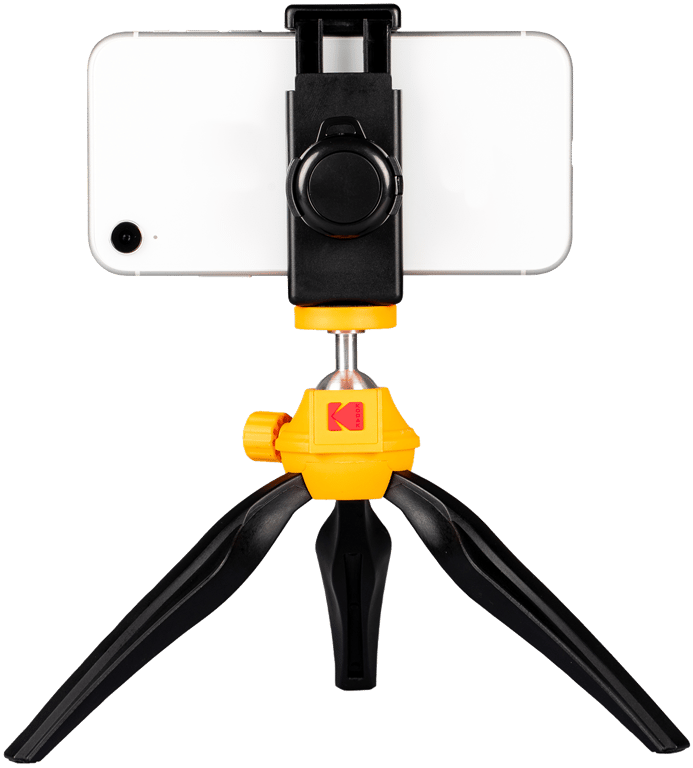 Trépied photo et vidéo Noir et jaune Kodak