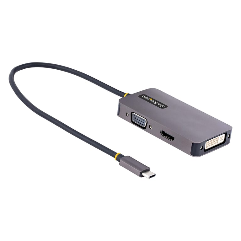 StarTech.com Adaptateur USB C vers HDMI VGA Dock USB C Multiport DigitalAV Adaptateur USB Type C Jusqu'à 4K60Hz Station d'Accueil USB C Compatible Thunderbolt 34 Adaptateur de Voyage Neuf