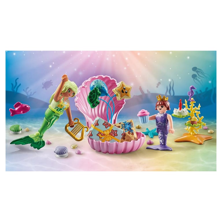 Fête Sirène PLAYMOBIL avec Décorations et Accessoires Enchantés Neuf - vue 2