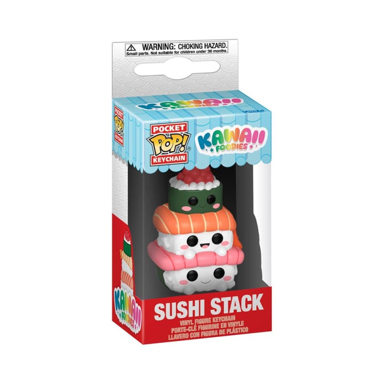 Funko Pop! Keychain: Foods Sushi Trio Mini Figurine en Vinyle à Collectionner Porte clés Fantaisie Cadeau de Noël Idée de Cadeau Fans - vue 3