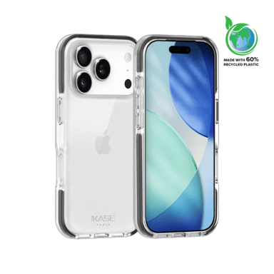 Custodia Sportiva in Rete di Plastica Riciclata per Apple iPhone 17 Pro, Nero