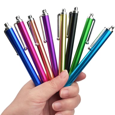 iLike PS1 Lápiz óptico universal para pantalla capacitiva (10,5 cm) para smartphone y tablet PC Negro