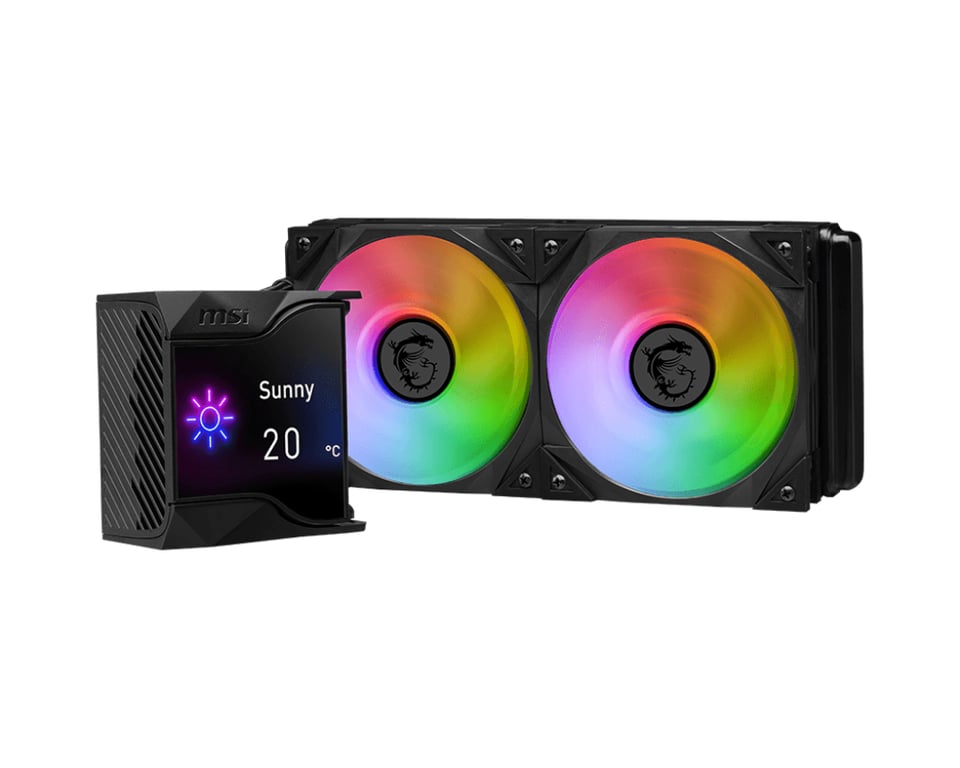 MSI MPG Coreliquid D240 Processeur Kit de refroidissement du liquide 12 cm Noir 1 pièce(s) - Neuf