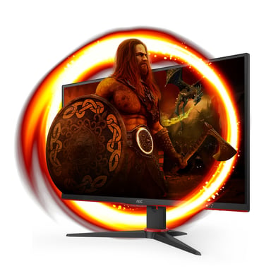 AOC G2 27G2SPAE/BK Display LED 68,6 cm (27'') 1920 x 1080 pixel Full HD Nero, Rosso
