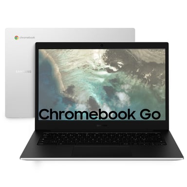 Samsung Galaxy Chromebook Go Intel® Celeron® N N4500 35,6 cm (14'') HD 4 Go LPDDR4x-SDRAM 64 Go eMMC Wi-Fi 6 (802.11ax) ChromeOS Argent