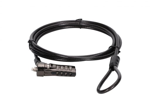 Conceptronic CUSTODIO01BS Cavo antifurto nero 1,8 m