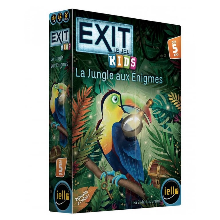 Exit Kids: La Jungle Des Egnimes Iello La Boite - vue 1