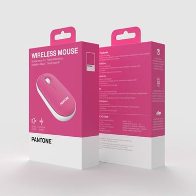 Pantone PT-MS001P1 Mouse da tavolo con mano destra da 1200 DPI