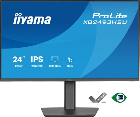 iiyama ProLite XB2493HSU-B1 écran plat de PC 60,5 cm (23.8'') 1920 x 1080 pixels Full HD LED Noir