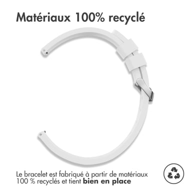 imoshion Bracelet silicone - Connexion universelle 24 mm - Blanc