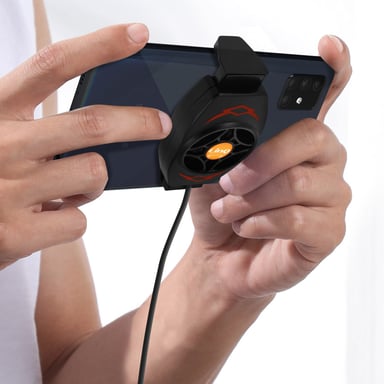 Refroidisseur Smartphone Réglable Dissipateur de Chaleur CJF23U LinQ Noir