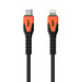 Urban Armor Gear UAG Rgd Kvlr USBC-Ltng Cbl 5ft Black/Ora 1,5 m Negro, Naranja