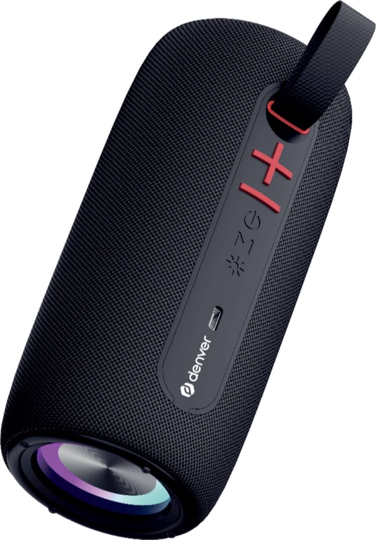 Enceinte Portable Mono Denver BTL-360B – 10 W, Bluetooth, Résistant à l'Eau - vue 3