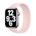 Correa de silicona con hebilla simple para Apple Watch | 38/40/41/42 mm - Talla 3 - Rosa tiza