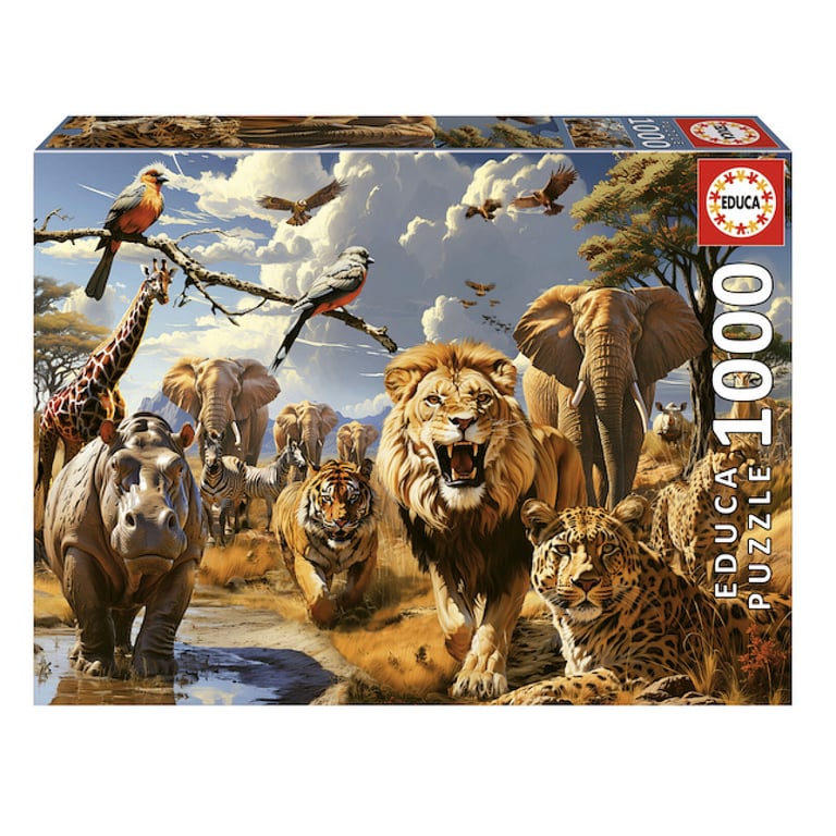 Puzzles Animaux Sauvages de 1000 Pièces Collection Complète Neuf