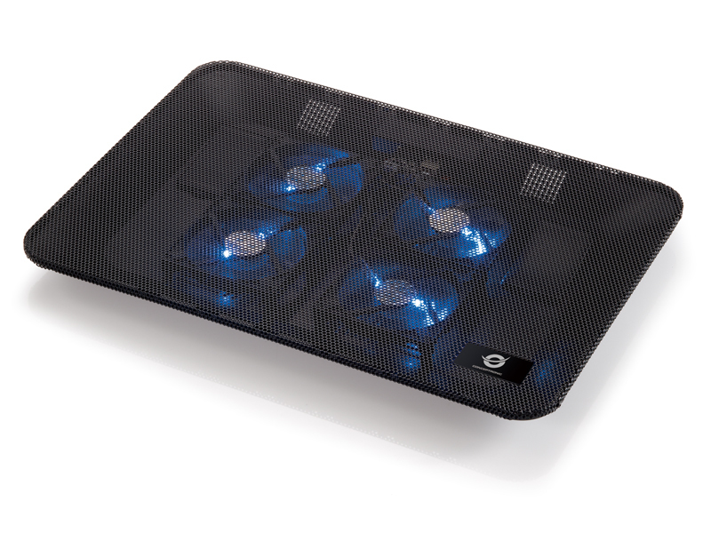 Conceptronic Support de refroidissement de portable à 4 ventilateurs