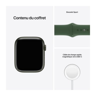 Watch Series 7 (GPS) 45 mm Cassa in alluminio verde, cinturino sportivo