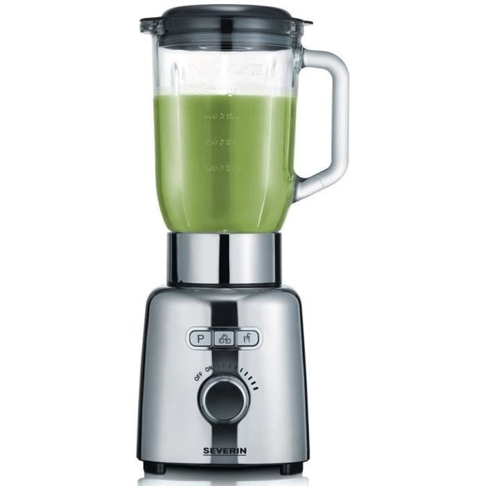 Blender SEVERIN SM3710 Pichet en verre 1 5 Inox - vue 5