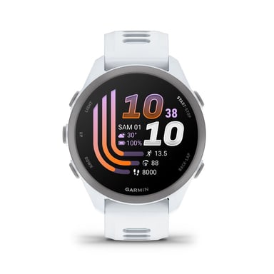 Garmin Forerunner 170 GPS AMOLED 1,2'' tactile GPS intégré Garmin Pay SpO2 Blanc