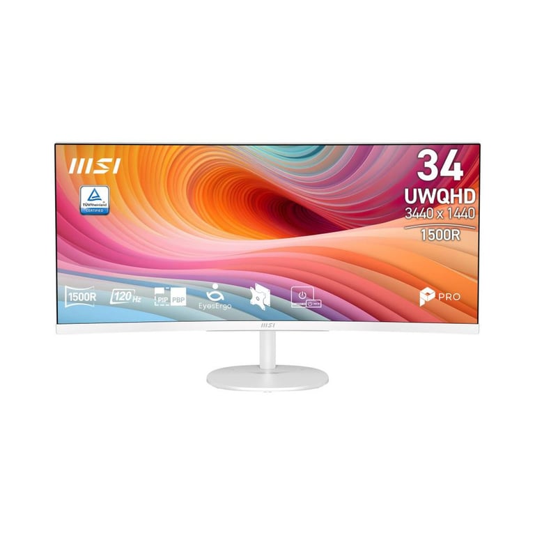 Ecran PC MSI Pro MP341CQW E12 34 3440 x 1440 UltraWide Quad HD - vue 3