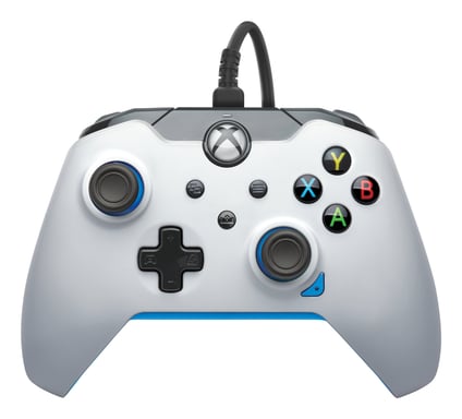 PDP Manette filaire: Ion blancPour Xbox Series X|S, Xbox One et Windows 10/11