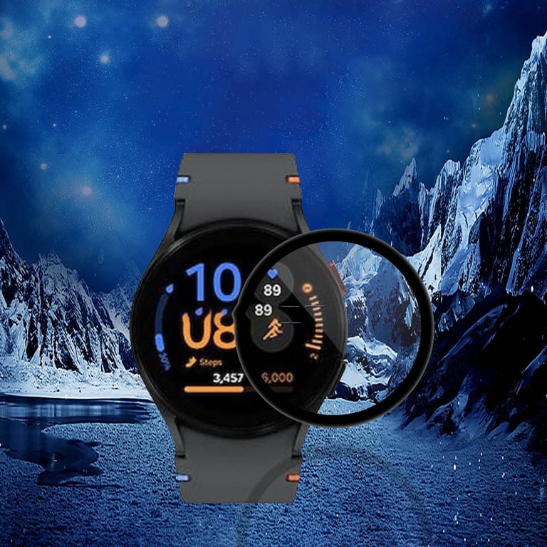 INF Lot de 2 films de protection d'écran en verre trempé pour montre connectée Montre Samsung FE 40 mm - vue 3