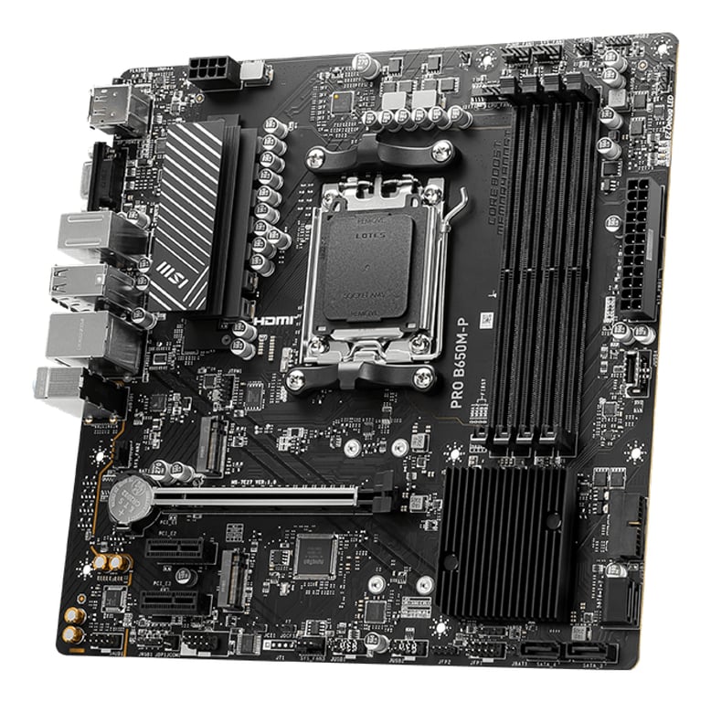 Carte Mère MSI PRO B650M P 911 7E27 001 - vue 4