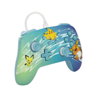 PowerA Enhanced Wired Controller Multicolor USB Gamepad Nintendo Switch, Nintendo Switch OLED